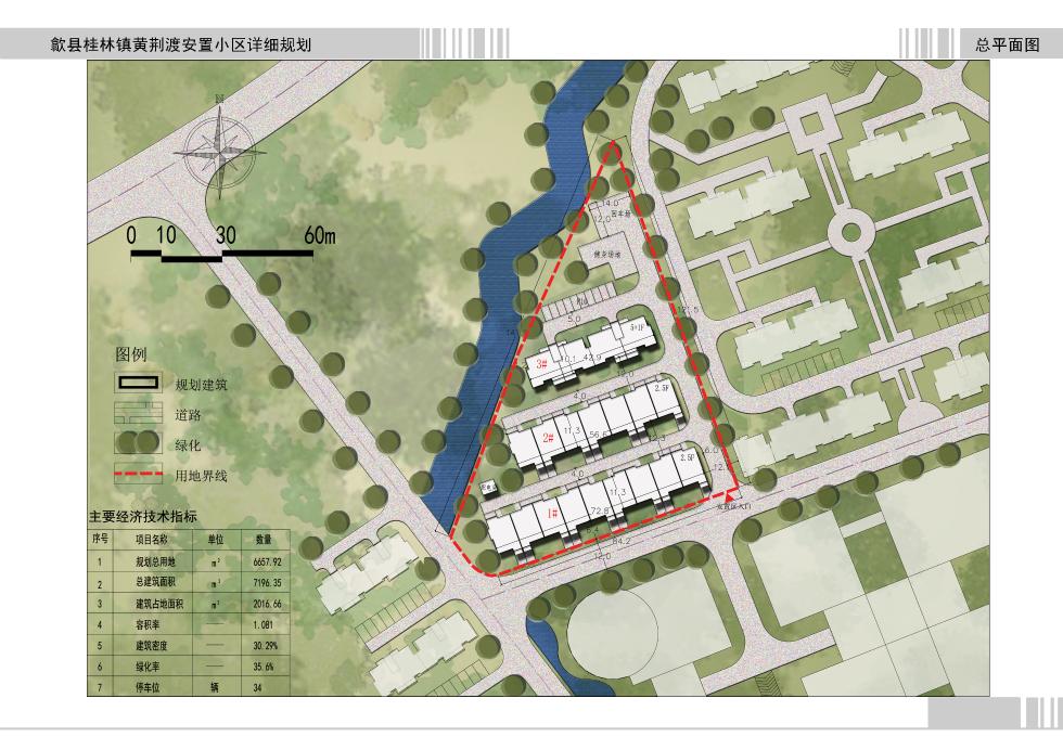 关于歙县桂林镇黄荆渡安置小区修建性详细规划的公示